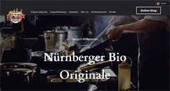 Desktop Screenshot of nuernberger-bio-originale.de